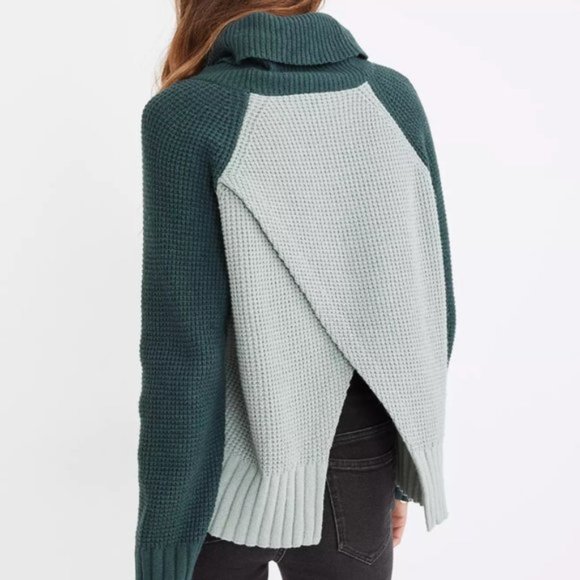 Madewell Sweaters - NWT Colorblock Eastbrook Turtleneck Sweater